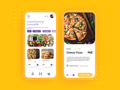 Food Ordering Mobile App Design