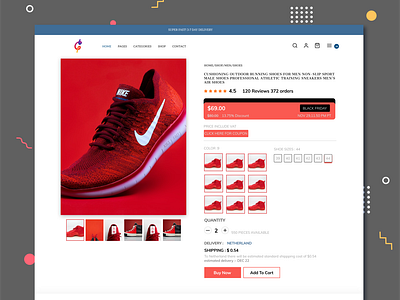 E-Commerce Website UI Design