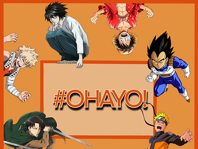 LOGO PODCAST #OHAYO! branding design dessin digital drawing drawing illustration illutration logo manga podcast