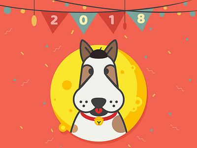 Chinese zodiac 2018 dog newyear zodiac