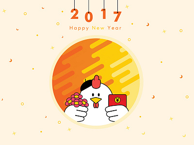 Chinese zodiac 2017 newyear rooster zodiac