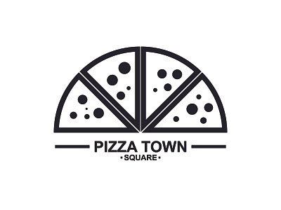 pizza logo retro vintage design