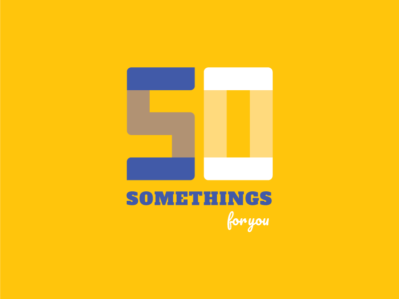 50 Somethings For You illustration logo somethings 50