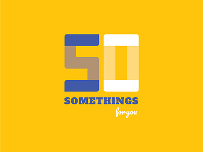 50 Somethings For You 50 illustration logo somethings