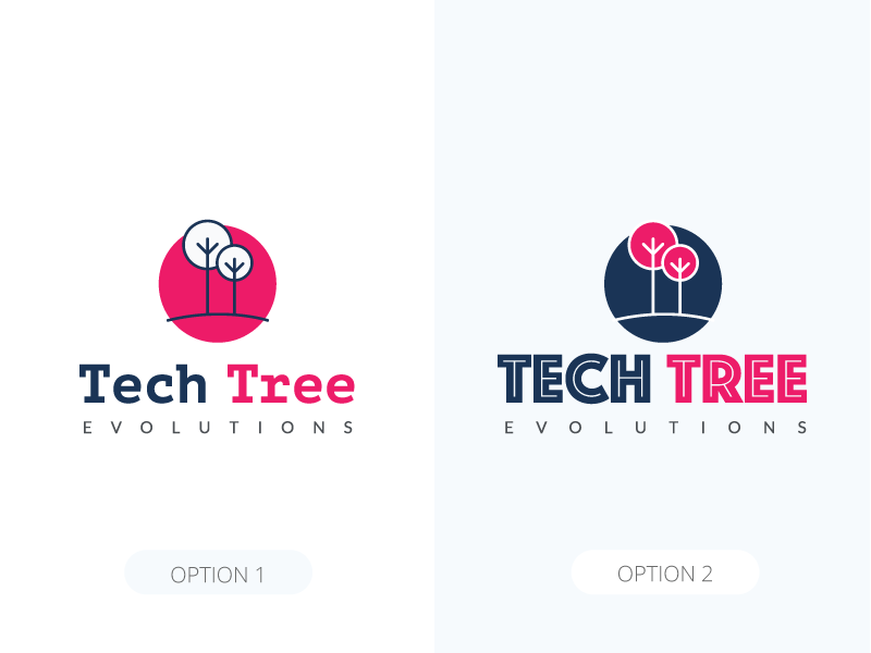 Tech Tree Logo logo design tree tech design icon illustration logo