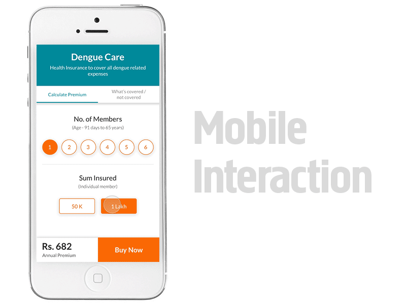 Calculator Interaction animation calculator interaction micro interaction mobile interaction prototype responsive design tab visual design