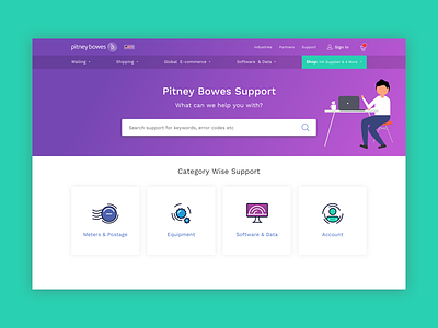 Support Page customer support desktop support page support ui ui ux visual design website design