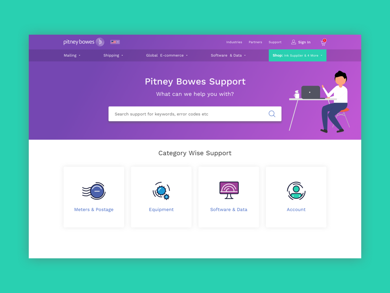 Support Page by Nakul Dhaka on Dribbble