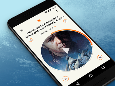 Audible app redesign app audible audio clean design flat redesign ui