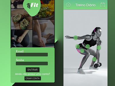 LiFit - App interativo fit. 
Link protótipo navegável: