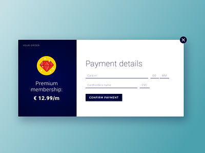 002/credit card checkout dailyui payment