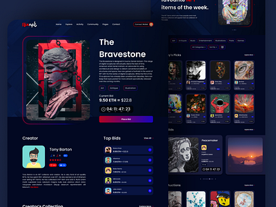 NFT Marketplace UI Design