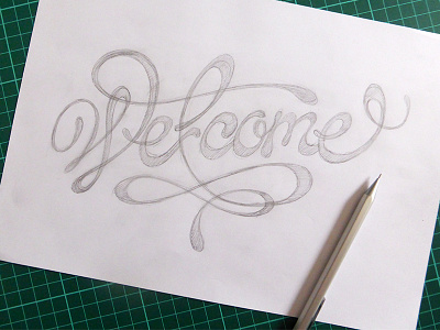 Welcome /WIP rough type welcome