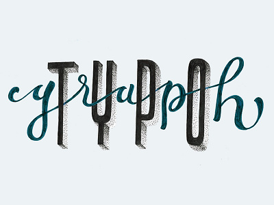 TypoGraph lettering typo typography