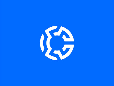 C Crypto Logo Mark branding graphic design illustration logo