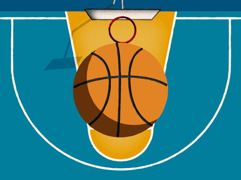 Letter U 36days animation basketball bball gif illustration type typography