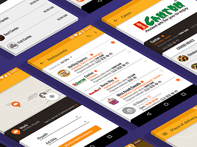 Wajbah android app design food ordering ui ux