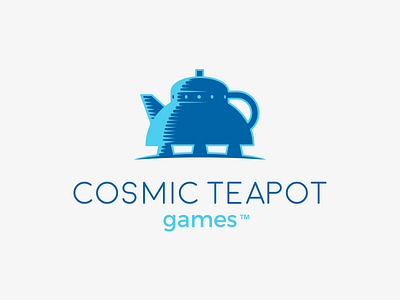 Cosmic Teapot branding cosmic games logo logotype teapot