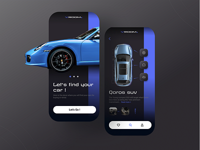 Vroom App design