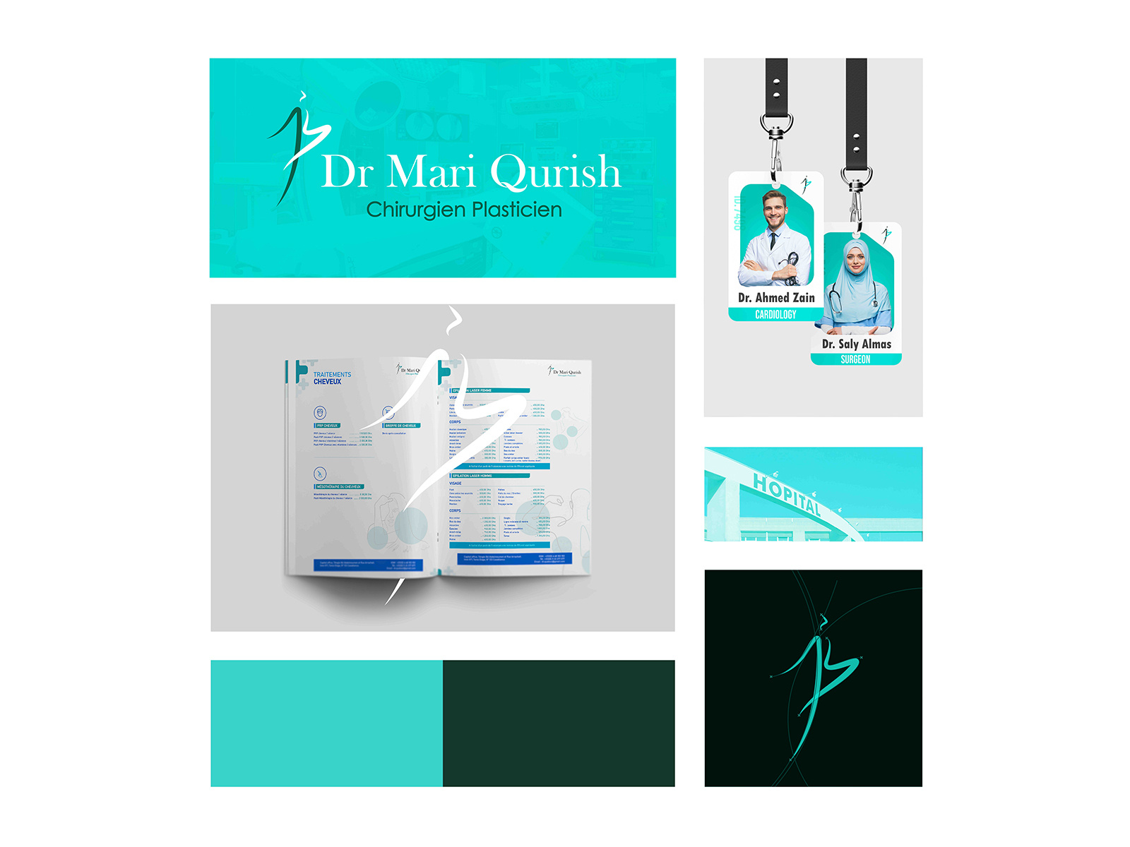 Plastic surgeon Branding Visulas by Abdelhakim M'HARRACH on Dribbble
