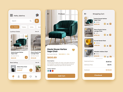 Furniture E-commerce App Design