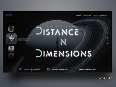 FUTURISTIC METARPG UI DESIGN
