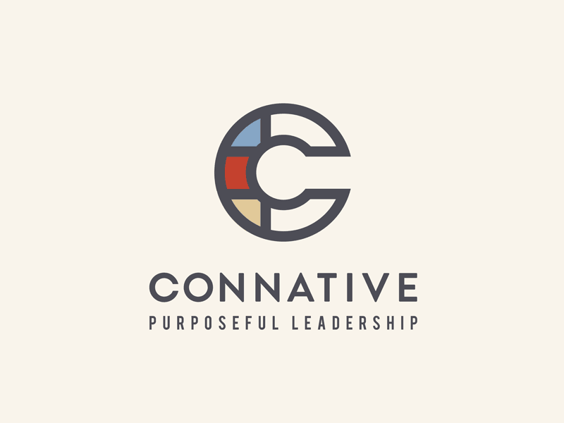 Connative Logo design illustrator logo mondrian