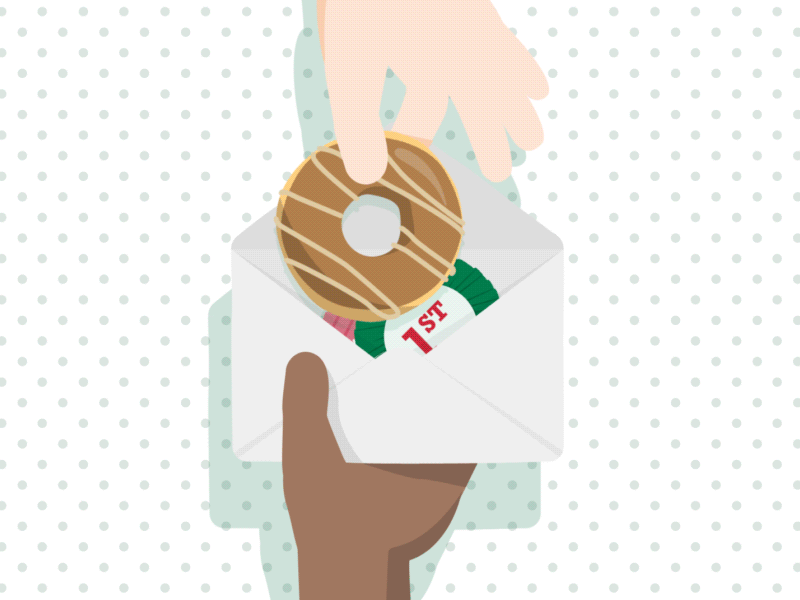 Krispy Kreme - Envelope after effects animation doughnut krispy kreme