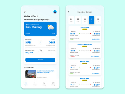 Train Ticket Mobile App