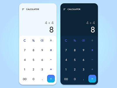 Calculator Mobile app branding design graphic design illustration ui ux vector