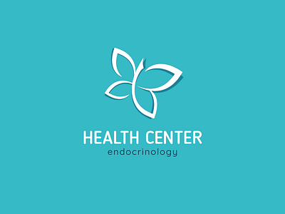Health Center Logo branding butterfly health health center logo