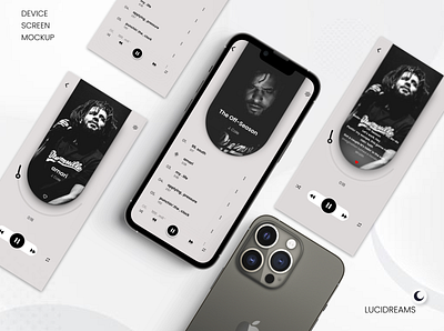 Dreamsplayer design mobile desi music player ui ux