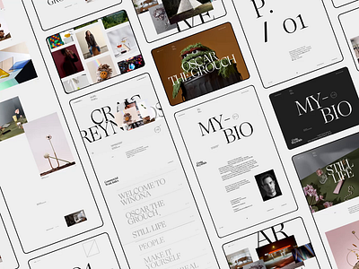 Craig Reynolds clean design interface minimal typography ui ux website