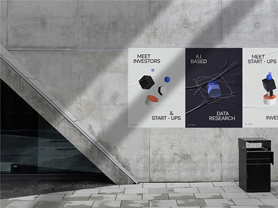 VC Swipe - Campaign 3d art design interface minimal typography ui ux website