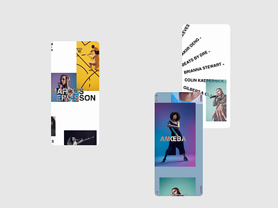 Marcus Erikkson - Responsive design interface minimal screendesign typography ui webdesign website
