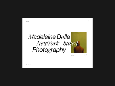 Madeleine Dalla - Webby Awards design interface minimal typography ui website