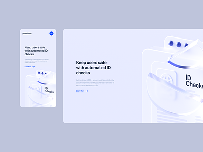 Passbase clean design interface minimal screendesign typography ui ux webdesign website