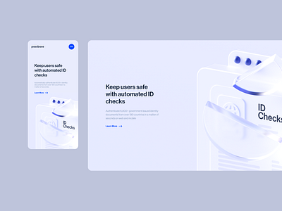 Passbase clean design interface minimal screendesign typography ui ux webdesign website