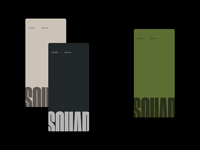 Squad Capitals - Color options branding design interface logo minimal typography ui ux website
