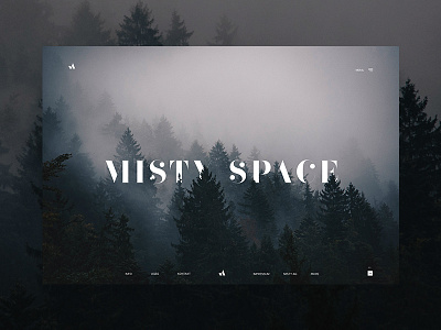 MISTY SPACE icons ui ux webdesign