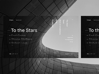 To the Stars ... concept design minimal minimalism minimalistic ui ux website