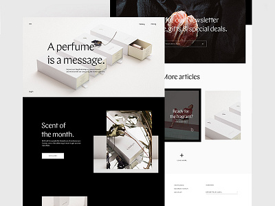 Yuniqu Webiste (Blog) clean design minimal typography ui