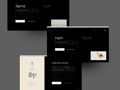 Yuniqu - Log In by Marvin Schwaibold on Dribbble