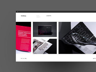 Hochburg Website - Project Case clean design interface minimal minimalistic screendesign typography ui ux web webdesign website