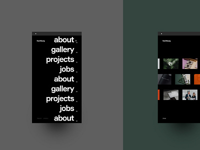 Hochburg Website - Responsive clean design interface menu minimal responsive typography ui ux web website