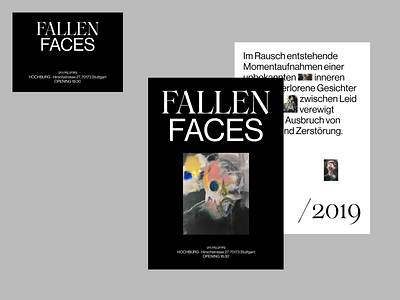 Fallen Faces clean minimal typography