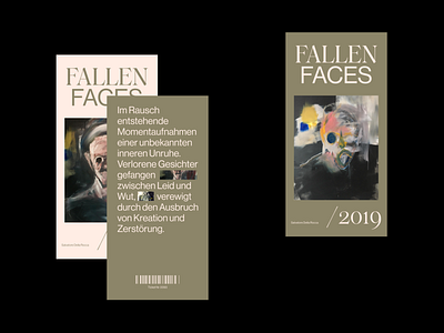 Fallen Faces clean minimal typography
