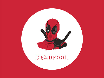 Deadpool deadpool illustration pixelart