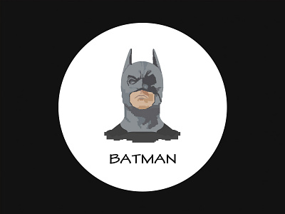 Batman batman black dc illustrate pixelart