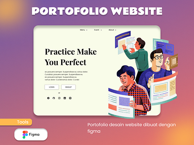 Website Portofolio Desain